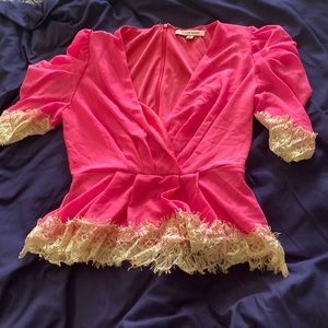 Short sleeved size small shirt